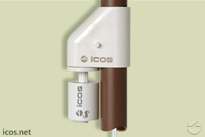 Montagem de sensor de nível vertical com Adaptador PVC 20x20