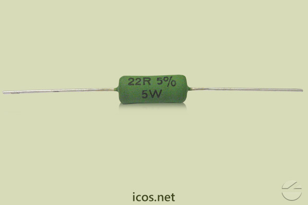 Resistor 5W 22R para proteção do contato elétrico de Sensores de Fluxo e Nível