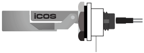 Controle Nível de Líquidos - montagem 2: rosqueie o Adaptador no Sensor com aperto suficiente para a vedação