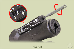 Ajuste de setpoint de vazão do Sensor de Fluxo (Fluxostato) para médias vazões FC10B04