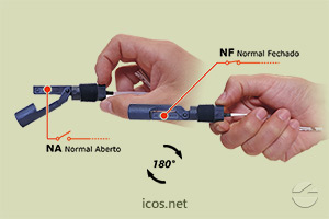 Sensor de Nível Eicos LA22N-40 - Gire o Sensor para Funcionamento NA ou NF