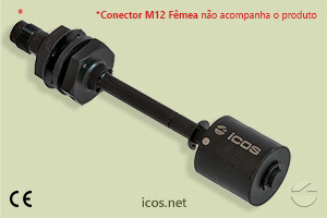 Sensor de Nível tipo Boia para controle de nível de líquidos LD361-M12