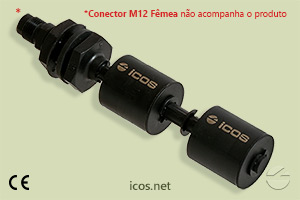 Sensor de Nível tipo Boia para controle de nível de líquidos LD362-M12