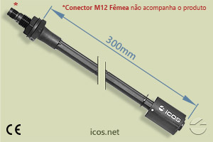 Sensor de Nível tipo Boia para controle de nível de líquidos LE301-M12