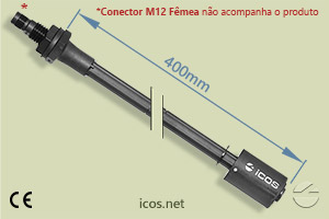 Sensor de Nível tipo Boia para controle de nível de líquidos LE401-M12