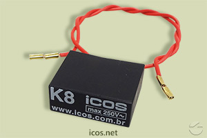 Filtro Supressor de Ruído K8 para Mini Contatores