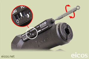 Ajuste de setpoint de vazão do Sensor de Fluxo (Fluxostato) para médias vazões FC10B04