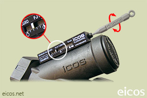 Ajuste de setpoint de vazão do Sensor de Fluxo (Fluxostato) para altas vazões FJ112B02