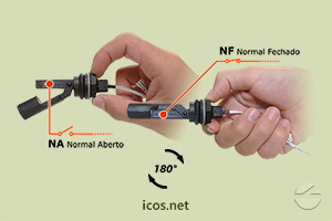 Sensor de Nível Eicos LA322E-40 - Gire o Sensor para Funcionamento NA ou NF