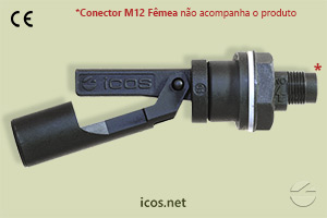 Sensor de Nível tipo Boia para controle de nível de líquidos LA322E-M12