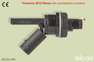 Sensor de Nível tipo Boia para controle de nível de líquidos LF322E-M12