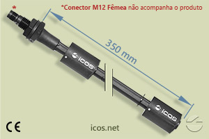 Sensor de Nível tipo Boia para controle de nível de líquidos LE352-1-M12