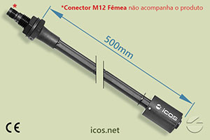 Sensor de Nível tipo Boia para controle de nível de líquidos LE501-M12