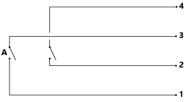 Esquema de ligação dos pinos para 2 flutuadores